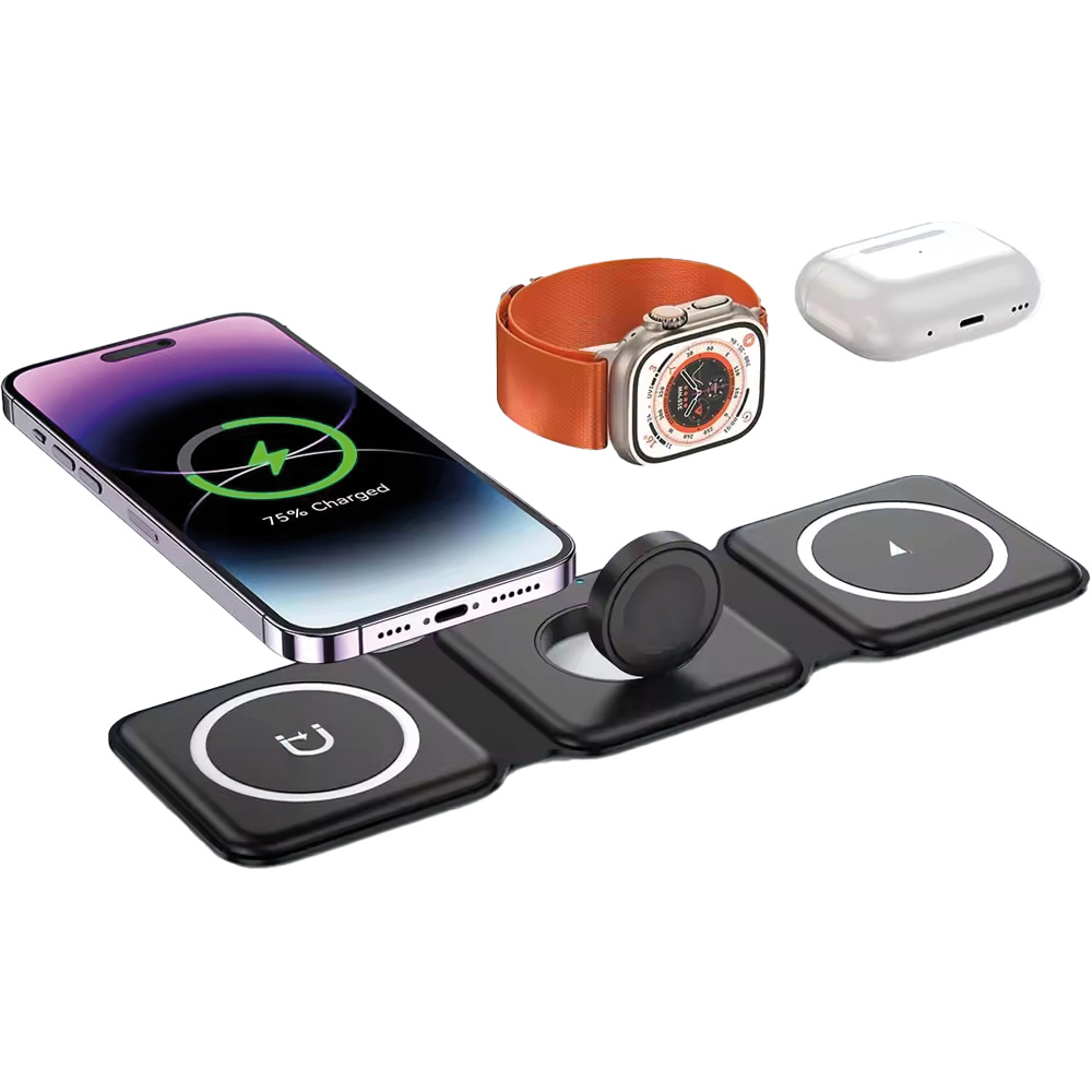 Wireless 3lü Şarj İstasyonu