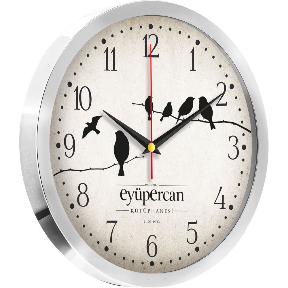 V30-980-B Metal Duvar Saati